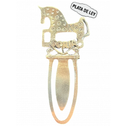 Marcapáginas de plata