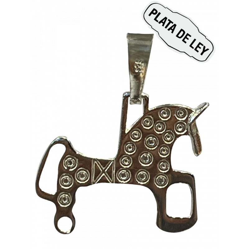 Colgante Caballo Plata GR