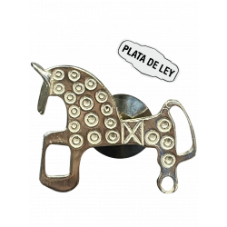 Pin Plata Caballo de Soria GR