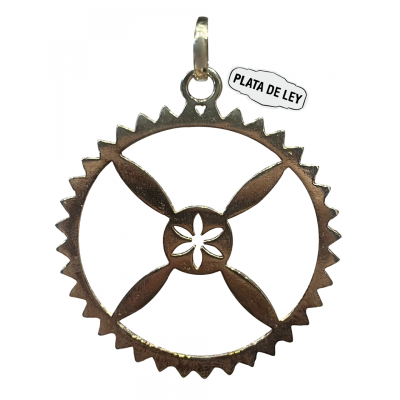 Colgante plata románico  Piedra de la Salud