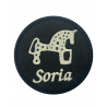Parche textil Caballo de Soria + letras