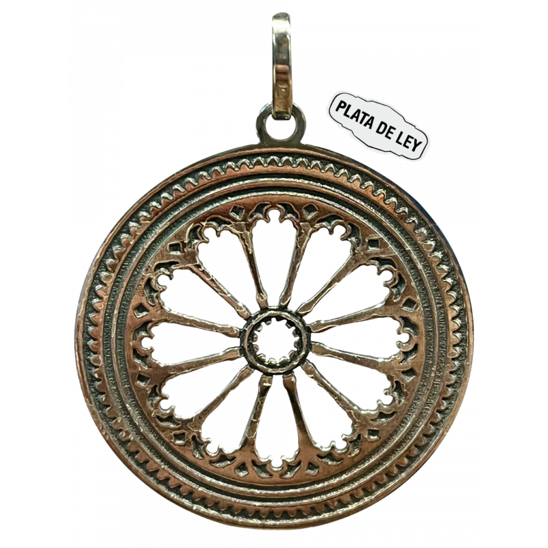Colgante plata románico Santa María de Huerta