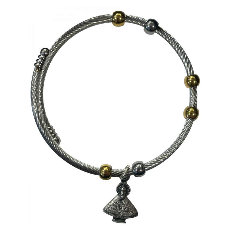 Pulsera Espiral Acero San Saturio