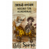 Chocolate Negro 72% con Almendras