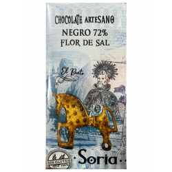 Chocolate Negro 72% con Flor de Sal