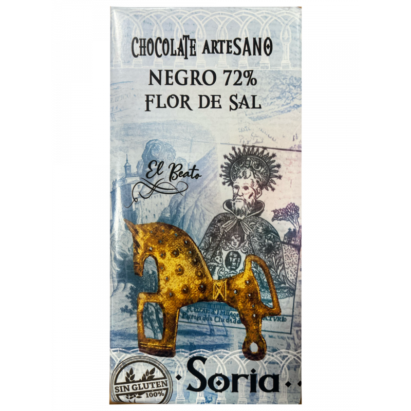 Chocolate Negro 72% con Flor de Sal