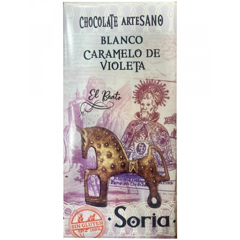Chocolate Blanco Con Caramelo de Violeta