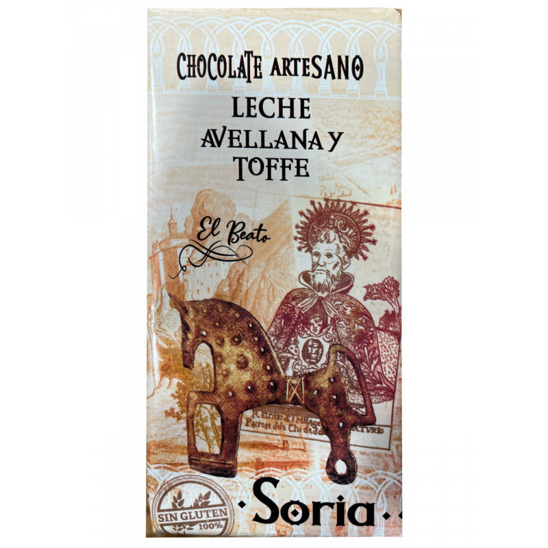 Chocolate con Leche, Avellanas y Caramelo Toffe
