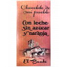 Chocolate Con Leche Sin Azúcar Añadido Con Naranja