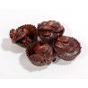 Rocas de Chocolate Negro 72% con Almendras Marconas Enteras