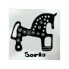 Imán Azulejo Caballo de Soria