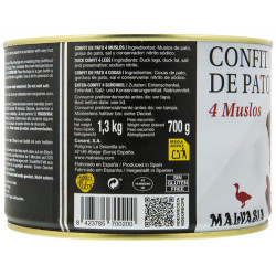 Confit de Pato 4 muslos