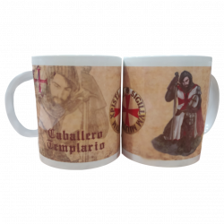 Taza caballero templario