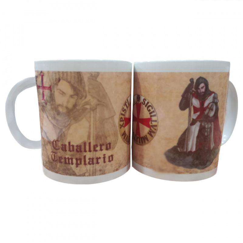 Taza caballero templario