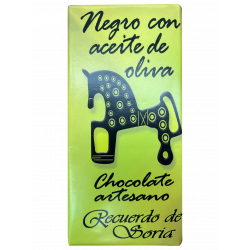Chocolate negro con aceite de oliva 125 gr