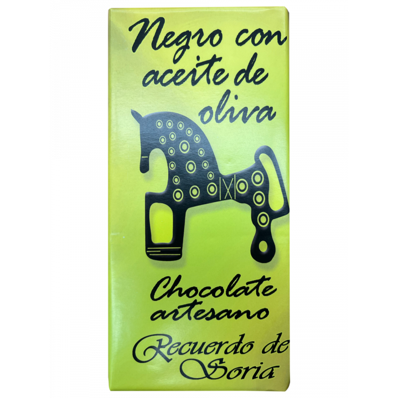 Chocolate negro con aceite de oliva 125 gr