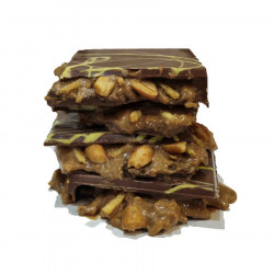 Chocolate Dubai de Cacahuetes con miel y Patatas fritas de El Beato 400g