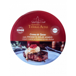 Crema de Queso con Pimiento Rojo Asado