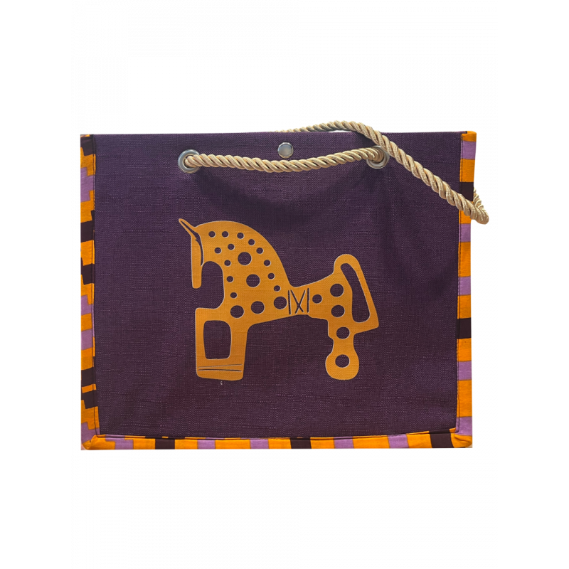 Bolso Artesano Grande Morado