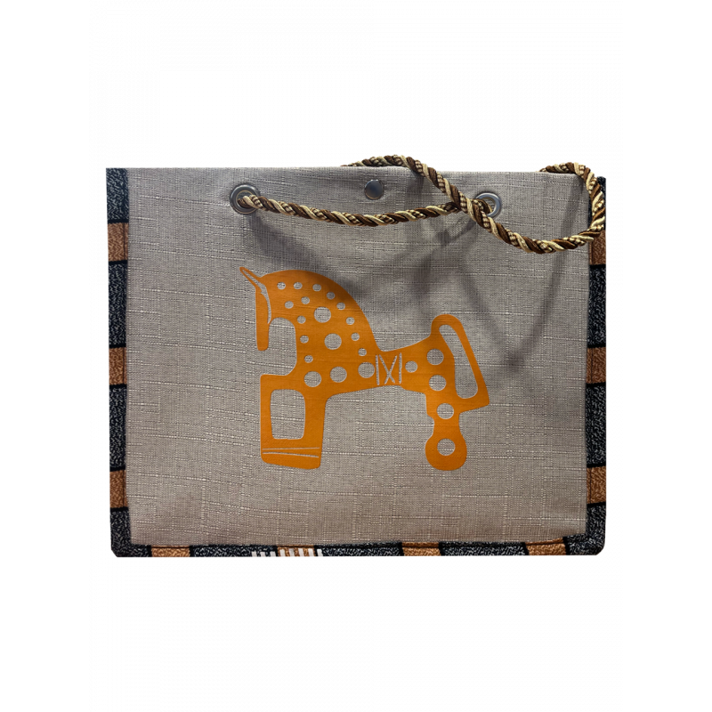 Bolso Artesano Grande Gris