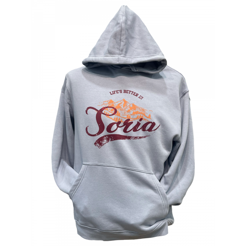 Sudadera "Life´s Better in" Gris