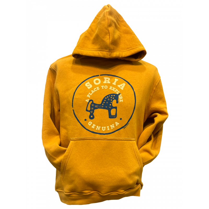 Sudadera  "A Place to Explore" Amarilla