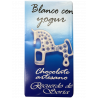 Chocolate blanco con yogurt