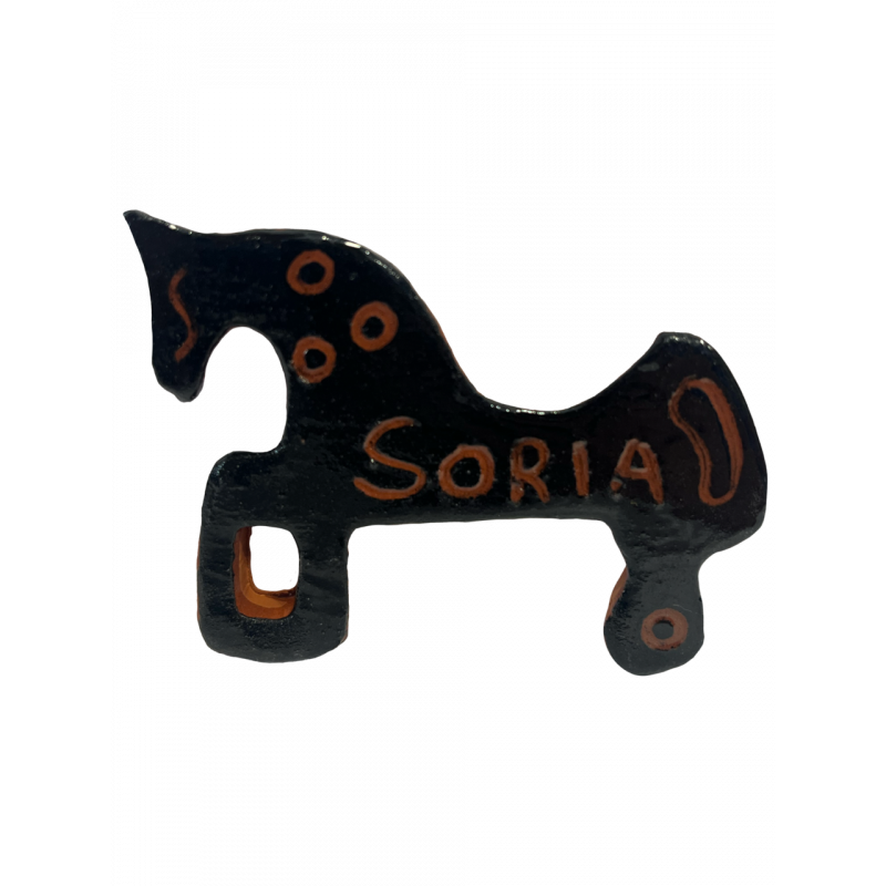 Imán Artesano Tajueco Caballo + Letras