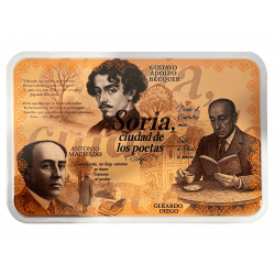 Caja Metálica Poetas Con Galletas en forma de Setas
