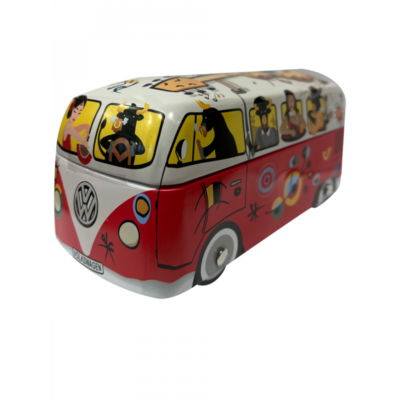 Caja Metálica Furgoneta rellena de bombones