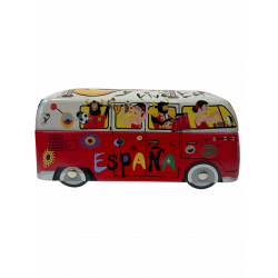 Caja Metálica Furgoneta rellena de bombones