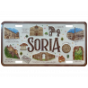 Placa Matricula Relieve Soria