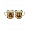 Taza Mini Porcelana Diseño Acuarela