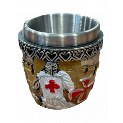 Chupito Templario Marrón Espada
