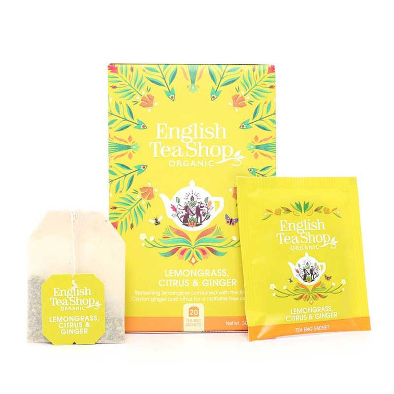 Té "Lemongrass, Citrus y Ginger" 20 bolsitas
