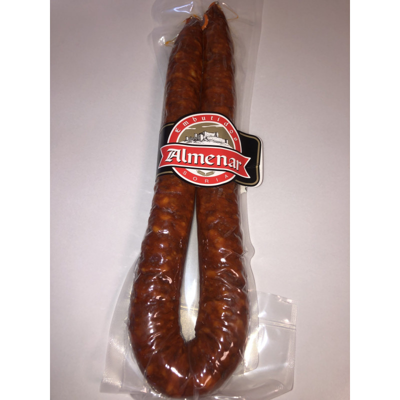 CHORIZO NATURAL ALMENAR. SARTA 380 GR APROX