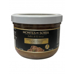Carrillera con chalota y pedro Ximénez Montes de Soria 700g
