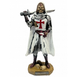 Figura Templaria Esqueleto Con Espada