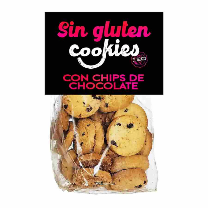 Pastas de Mantequilla SIN GLUTEN con chips de chocolate 150 gr
