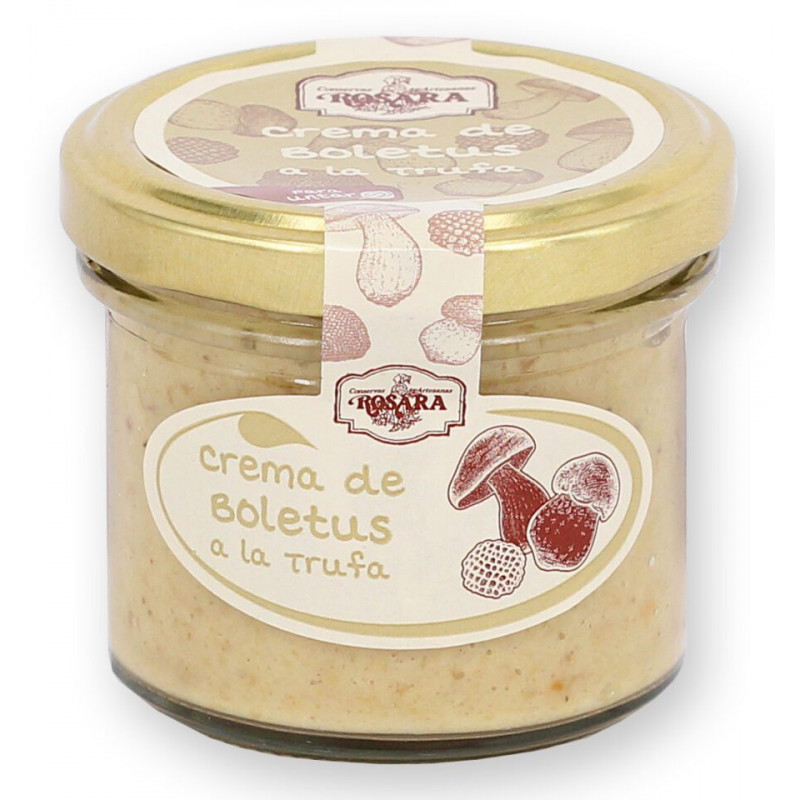 CREMA DE BOLETUS A LA TRUFA TARRO 125 ml.