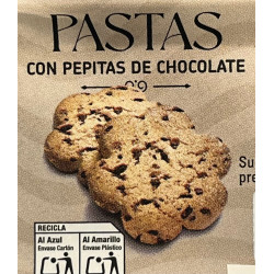 Maleta Metálica Reyes Magos rellena de pastas con pepitas de chocolate