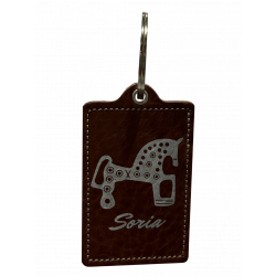 Llavero de Piel Marrón