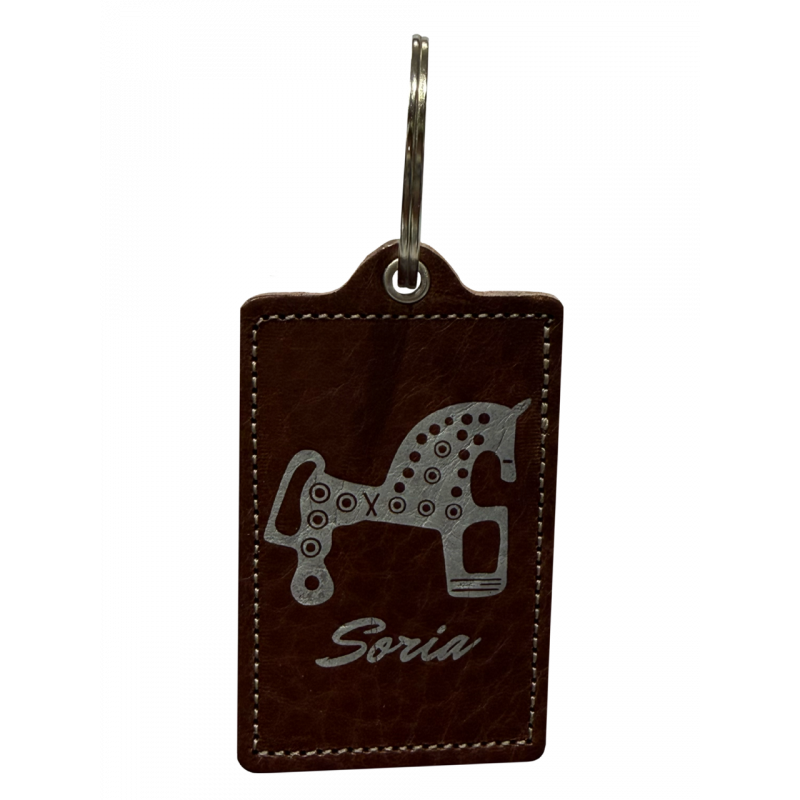 Llavero de Piel Marrón