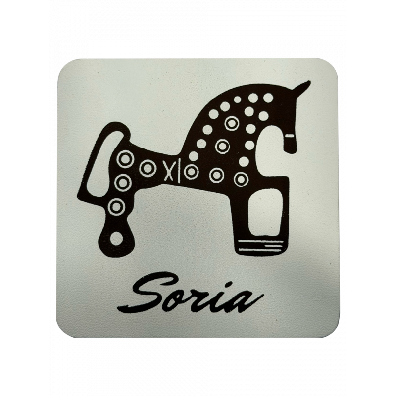 Imán de Piel Blanco