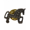 Pin Caballo 2D Plata