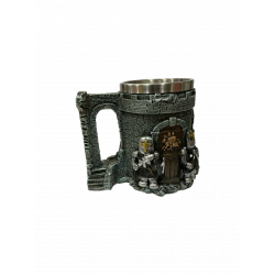 Taza Resina Templarios Negra