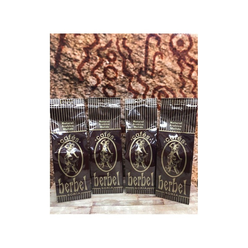 Café 𝐌𝐎𝐋𝐈𝐃𝐎 Herbel Natural Arábica. Pack 4 x 250 gr