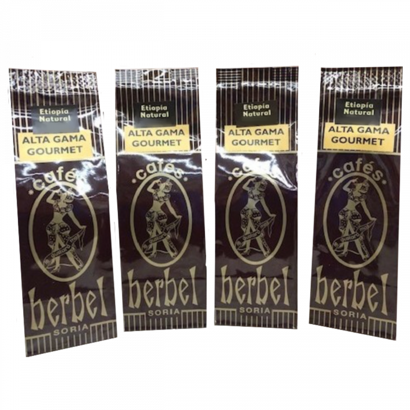 Café 𝐄𝐍 𝐆𝐑𝐀𝐍𝐎 Herbel Gourmet Natural Etiopía. Pack 4 x 250 gr