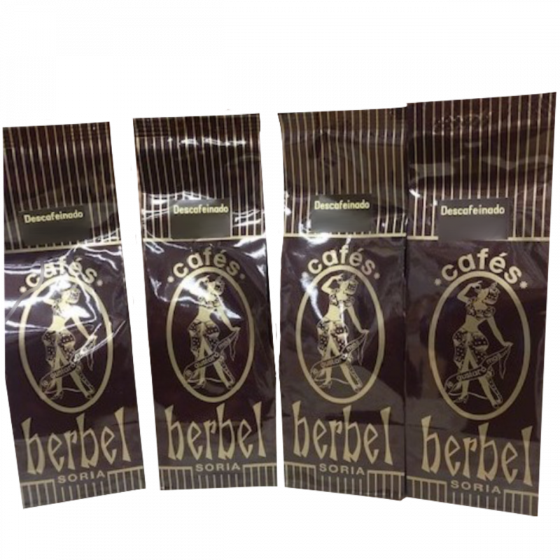 Café 𝐄𝐍 𝐆𝐑𝐀𝐍𝐎 Herbel Descafeinado. Pack 4 x 250 gr