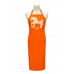 Delantal Caballo Soria Naranja